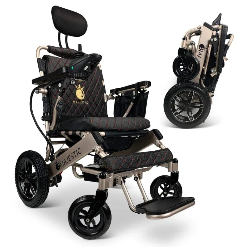 ComfyGo Majestic IQ-8000 Remote Controlled Folding Lightweight Electric Wheelchair