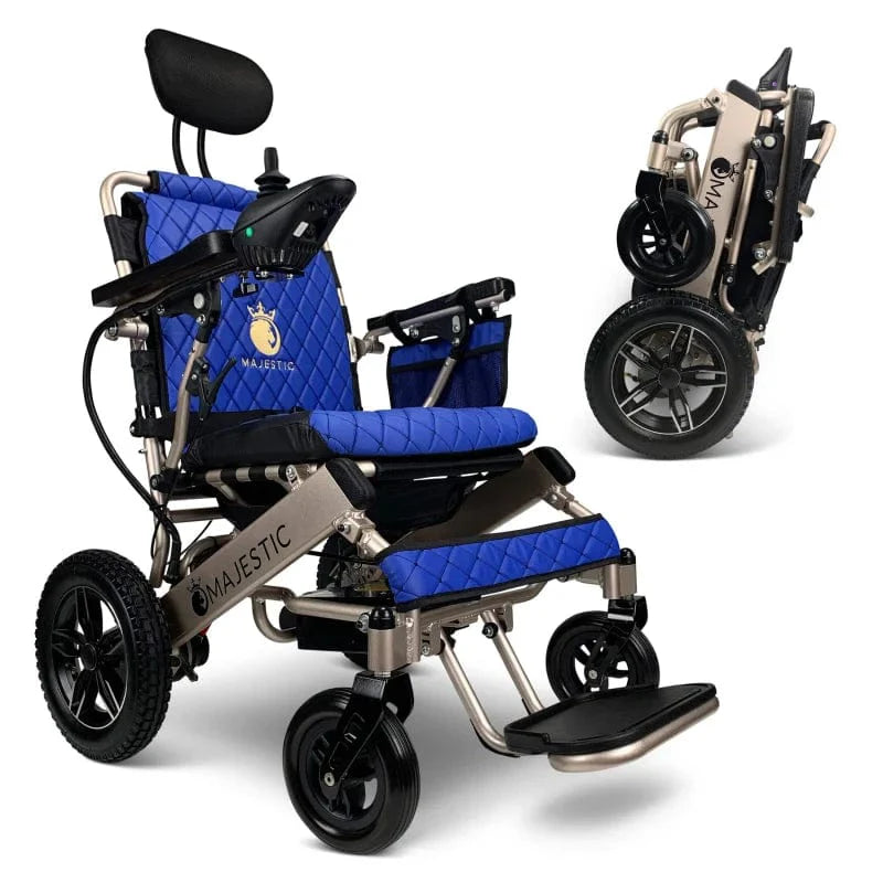 ComfyGo Majestic IQ-8000 Remote Controlled Folding Lightweight Electric Wheelchair