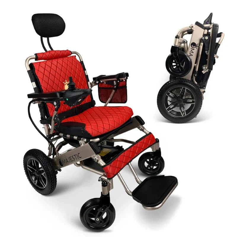 ComfyGo Majestic IQ-8000 Remote Controlled Folding Lightweight Electric Wheelchair