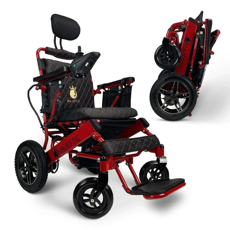 ComfyGo Majestic IQ-8000 Remote Controlled Folding Lightweight Electric Wheelchair