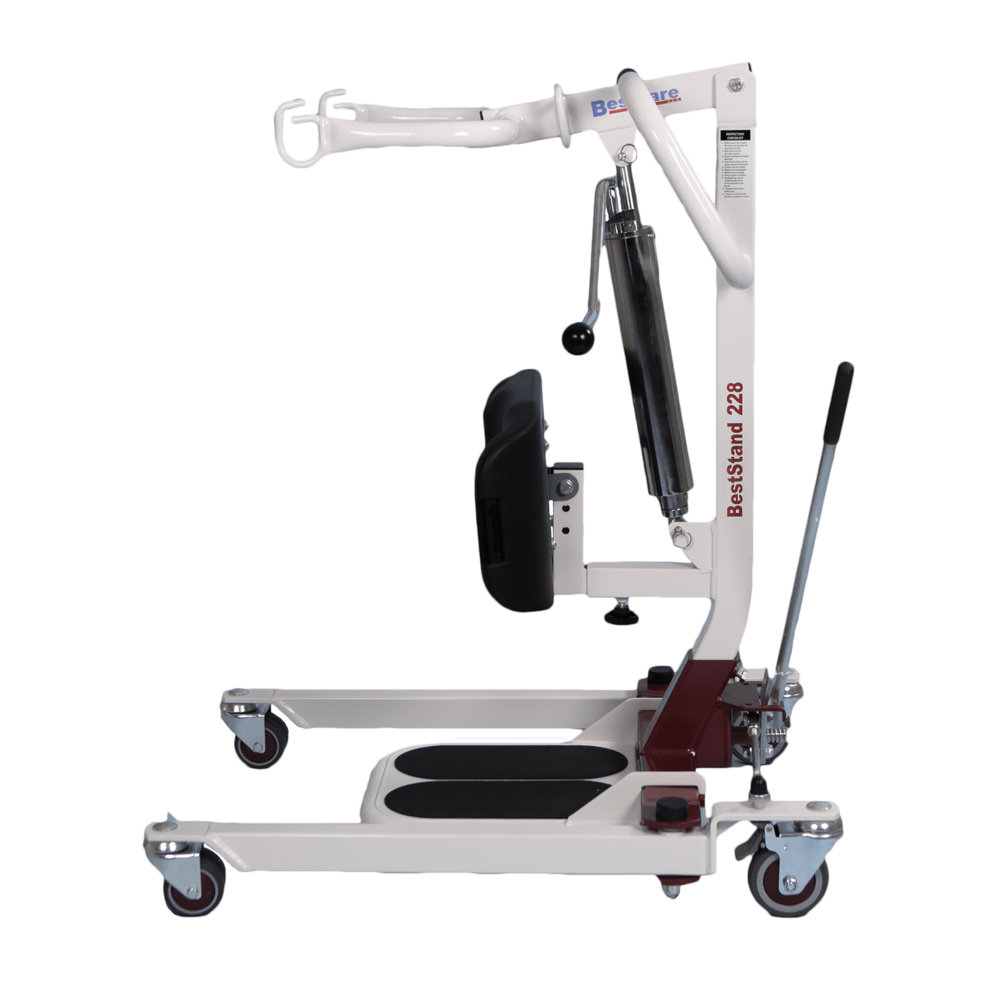 Bestcare SA228H Affordable Compact Hydraulic Stand Assist (Sit-to-Stand) Patient Lift 500lb