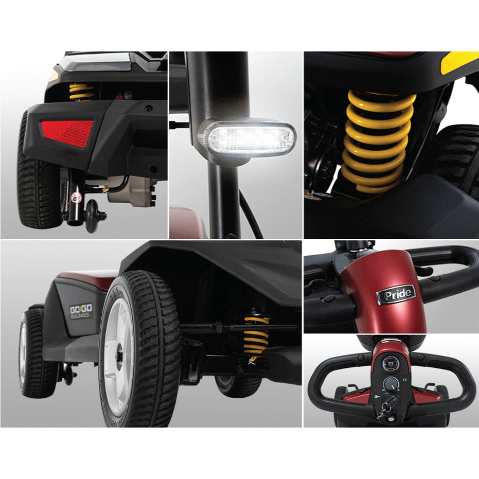 Pride Go Go Endurance Li 4-Wheel Mobility Scooter