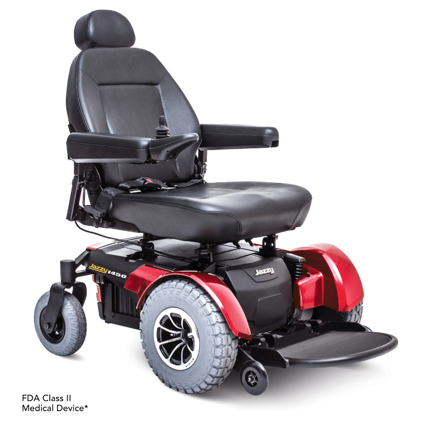 Pride Jazzy 1450 Heavy Duty Power Wheelchair