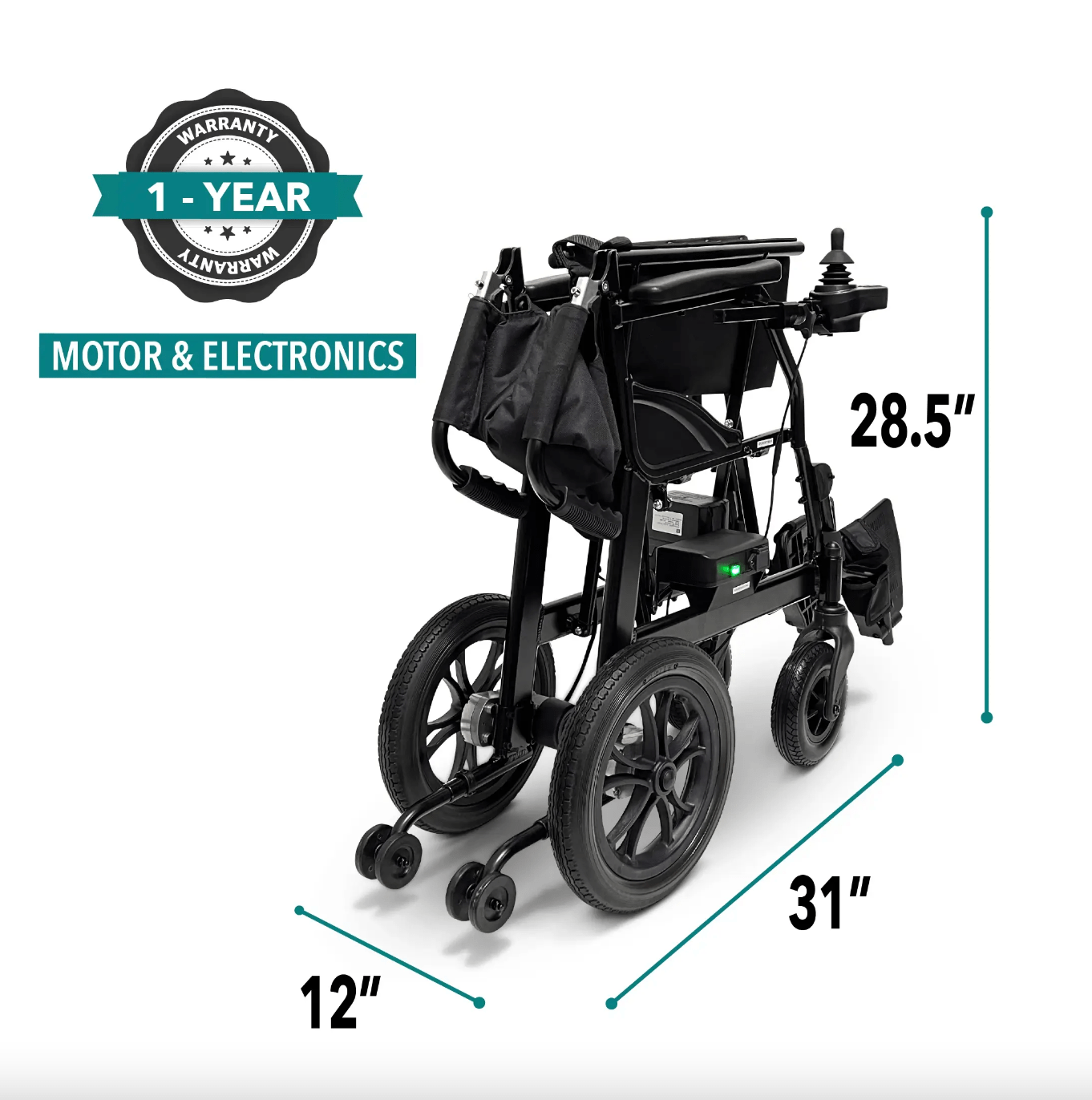 ComfyGo X-Lite Foldable Electric Wheelchair