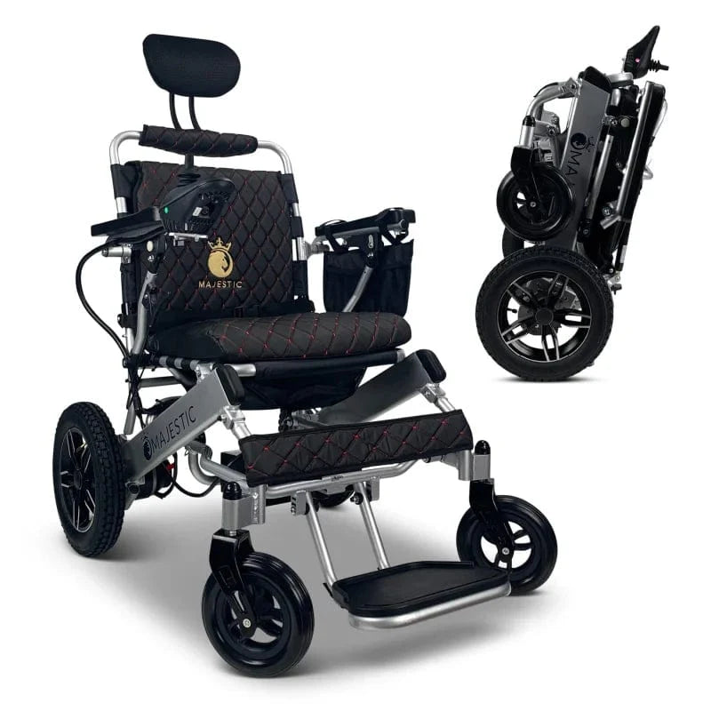 ComfyGo Majestic IQ-8000 Remote Controlled Folding Lightweight Electric Wheelchair