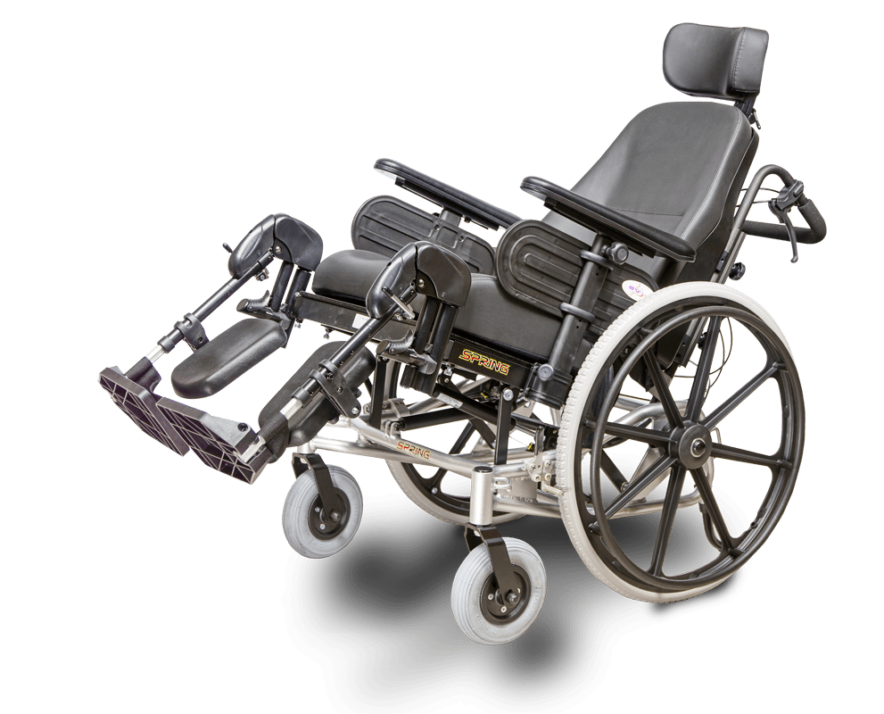 Spring Tilt-in-Space Wheelchair