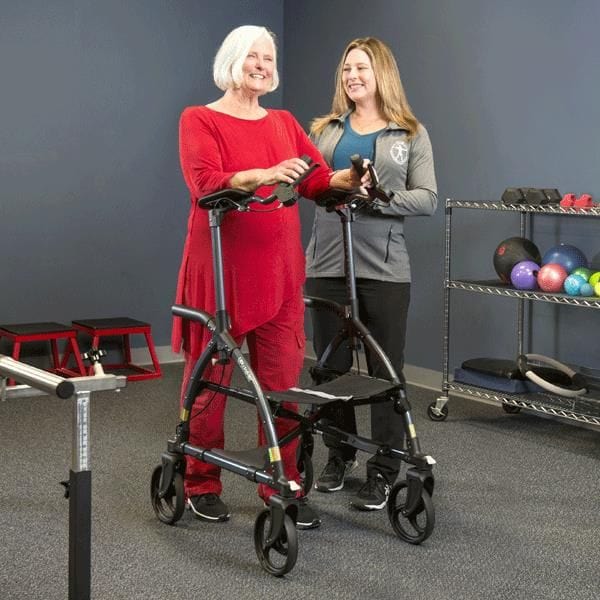 UpWalker Standard Upright Walker Rollator With Seat And Brakes H200