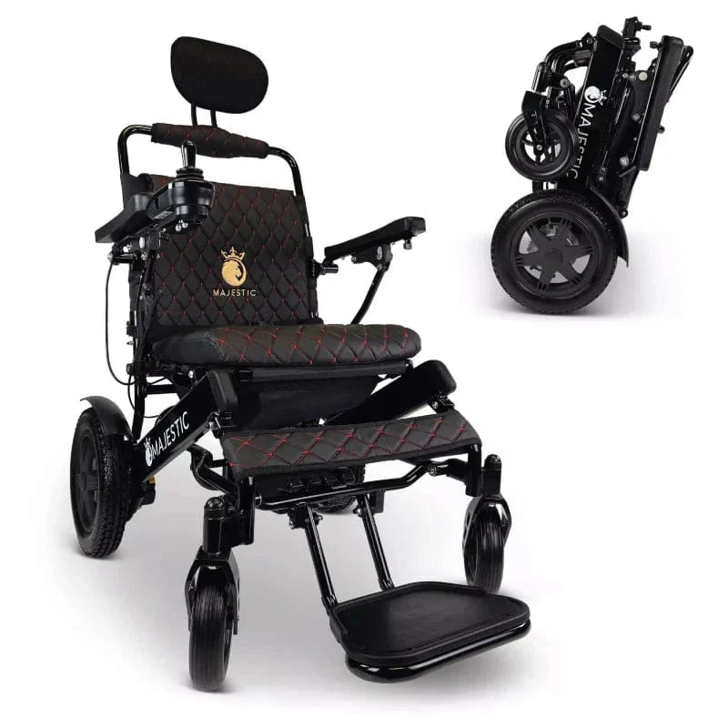 ComfyGo Majestic IQ-9000 Long Range Folding Electric Wheelchair With Optional Auto-Recline