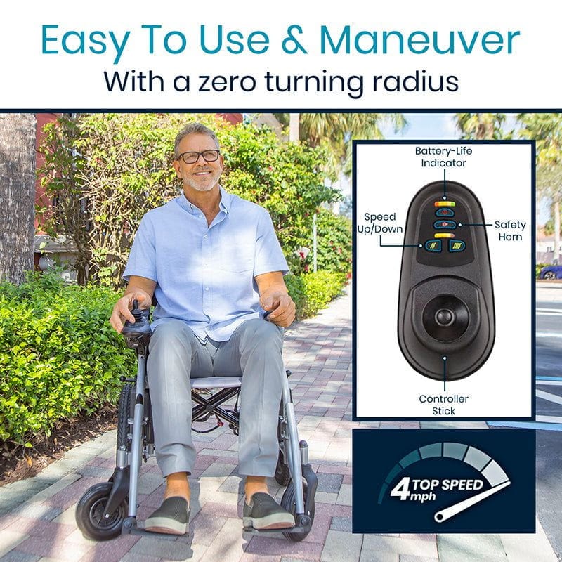 Vive Health Compact Power Wheelchair MOB1029S