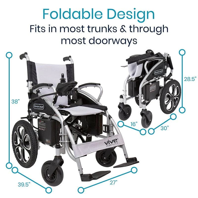 Vive Health Compact Power Wheelchair MOB1029S