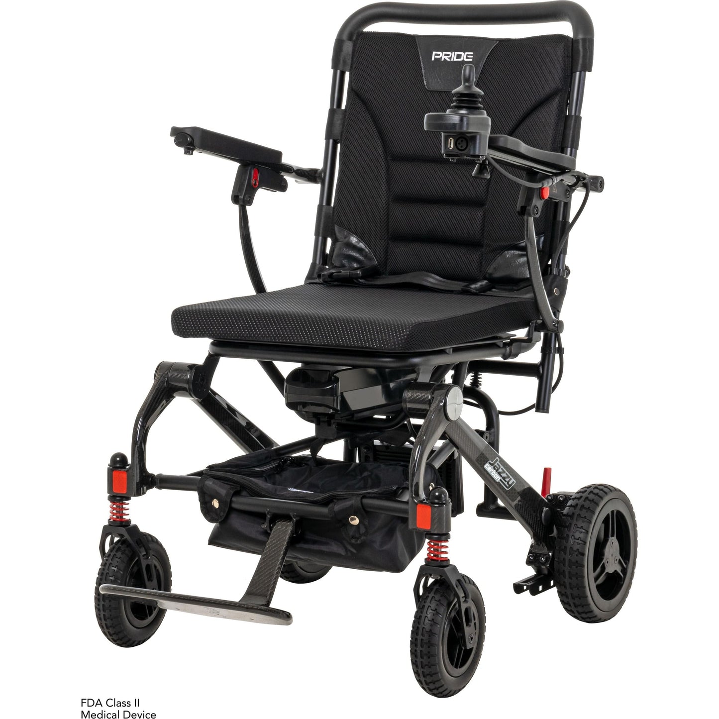 Pride Jazzy Carbon Travel Folding Power Wheelchair