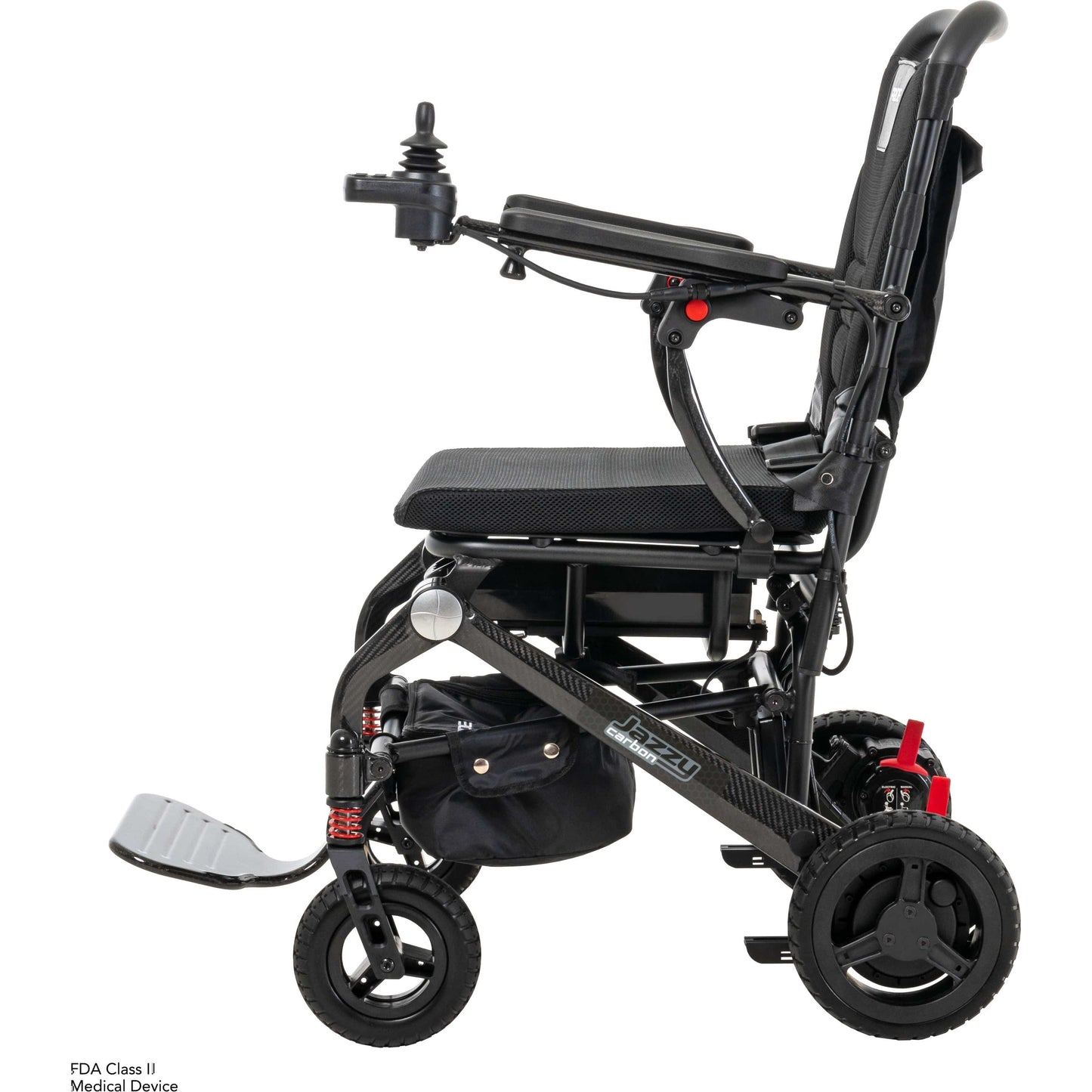 Pride Jazzy Carbon Travel Folding Power Wheelchair