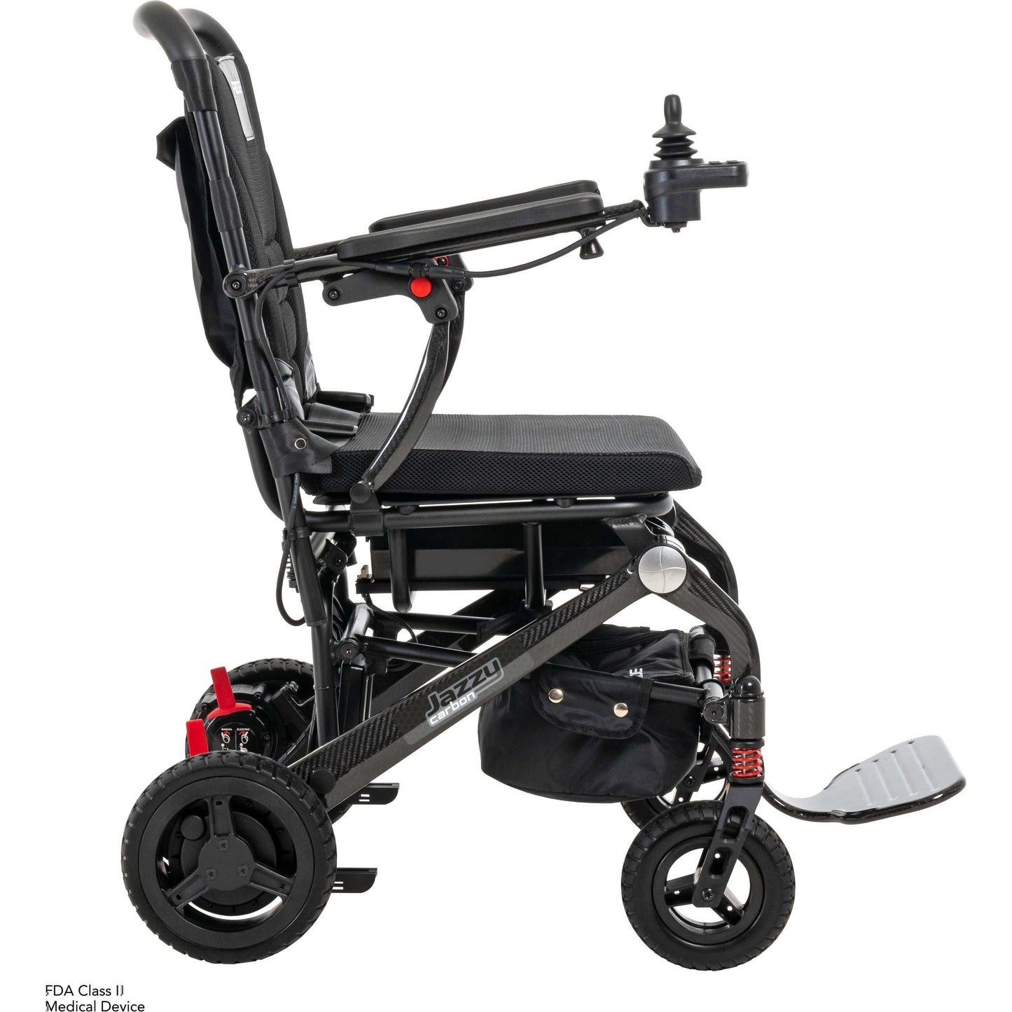 Pride Jazzy Carbon Travel Folding Power Wheelchair