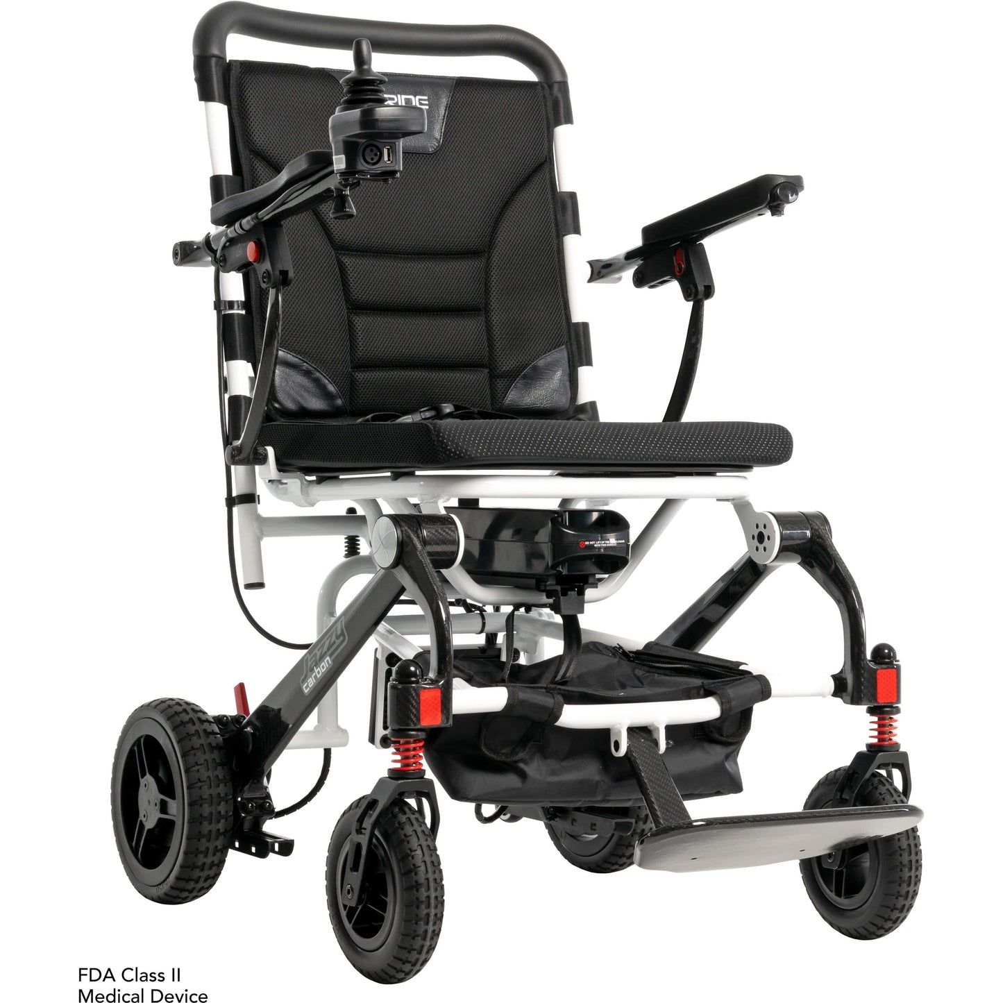 Pride Jazzy Carbon Travel Folding Power Wheelchair