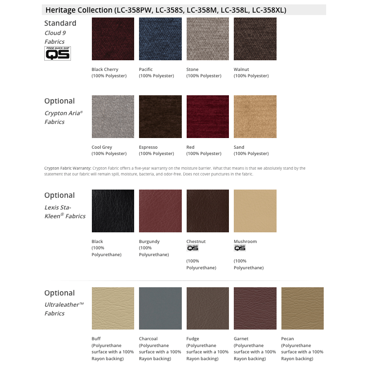 Pride Heritage LC-358 Power Lift Chair Recliner