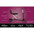 Pride i-Go 3-Wheel Folding Mobility Scooter SC20