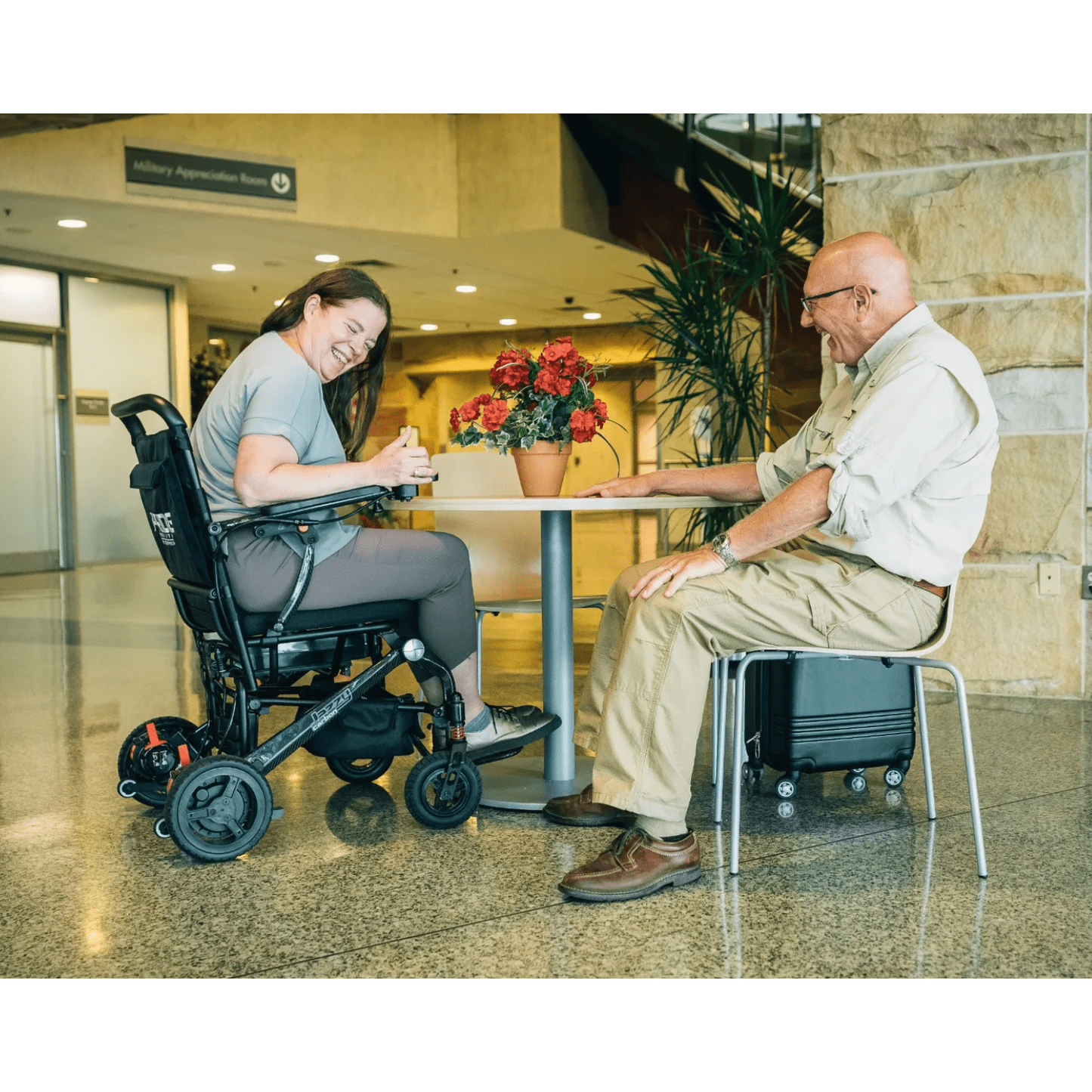 Pride Jazzy Carbon Travel Folding Power Wheelchair