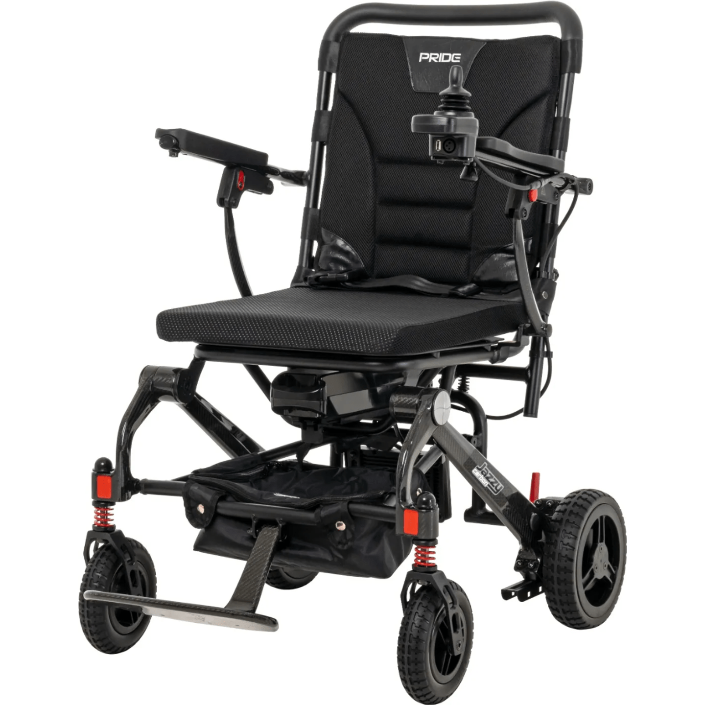 Pride Jazzy Carbon Travel Folding Power Wheelchair