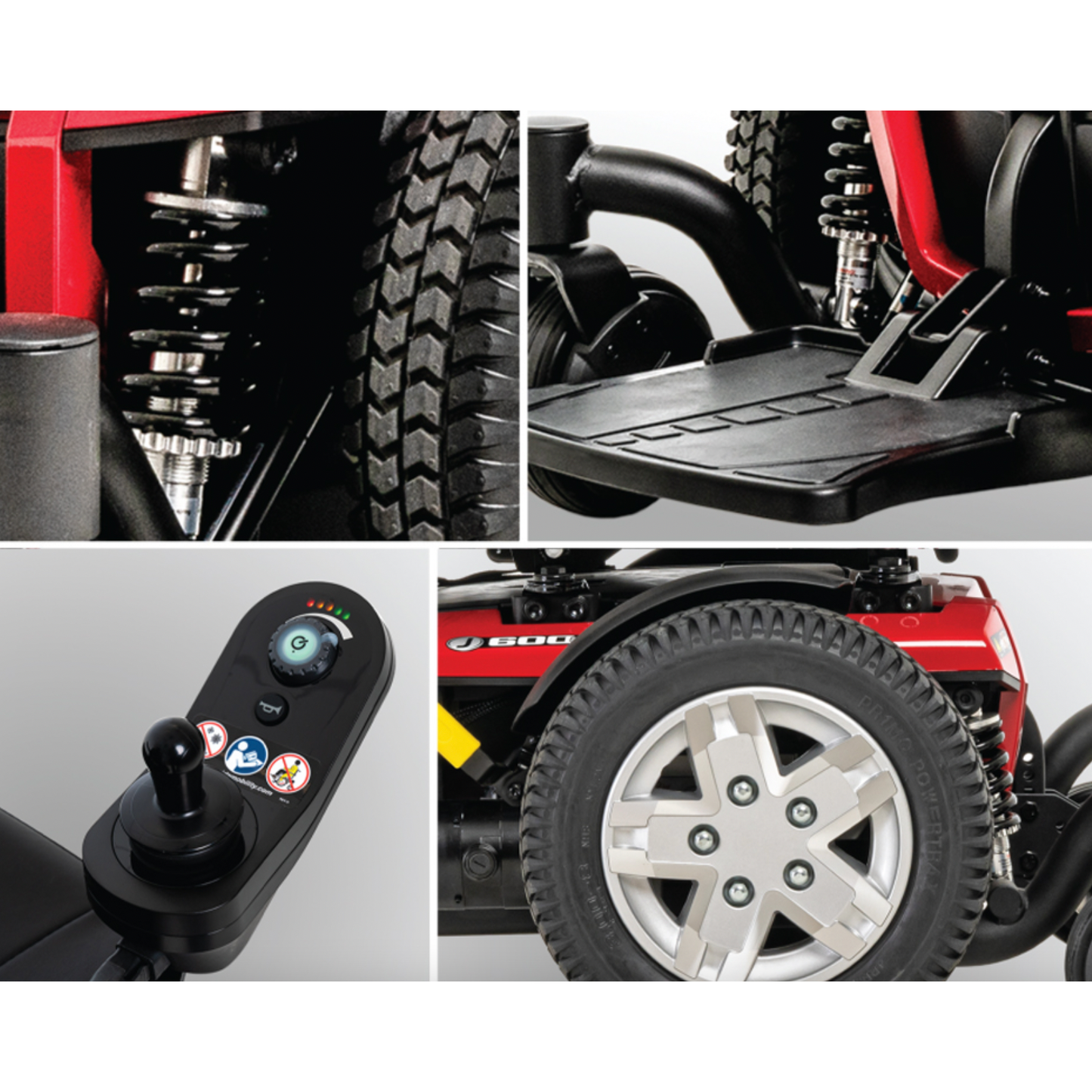 Pride Jazzy 600 ES Full Size Power Wheelchair