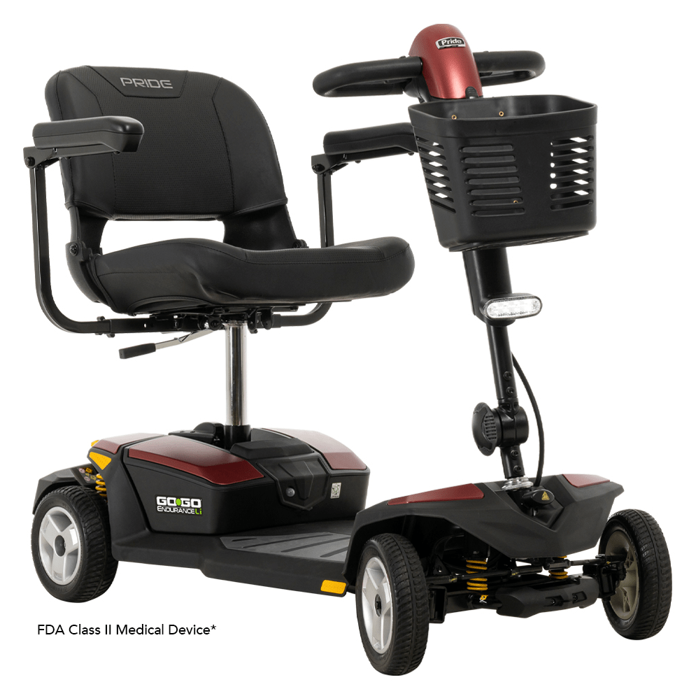 Pride Go Go Endurance Li 4-Wheel Mobility Scooter