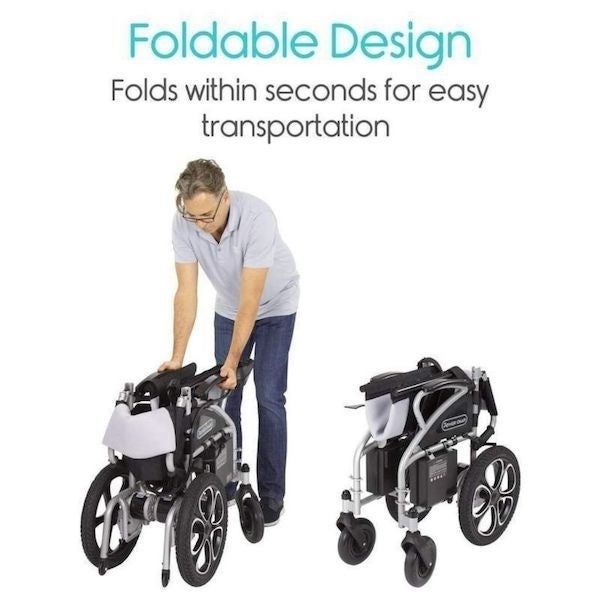 Vive Health Compact Folding Power Wheelchair
