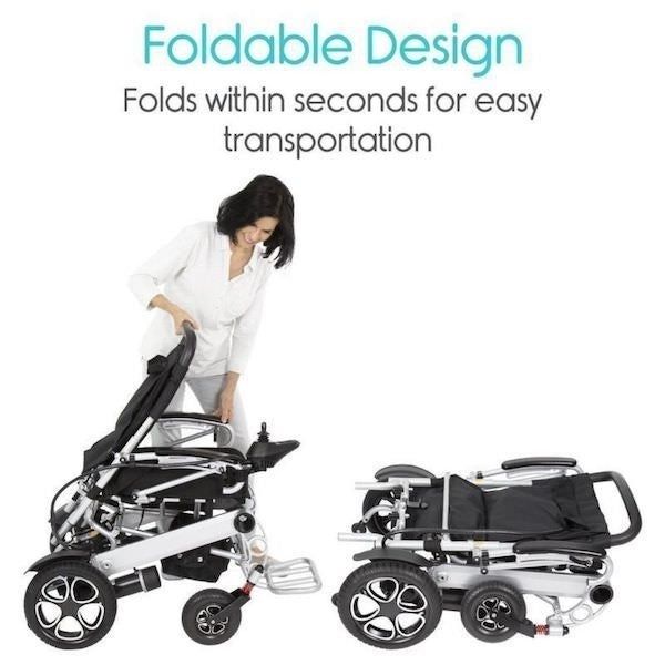 Vive Health Foldable Power Wheelchair