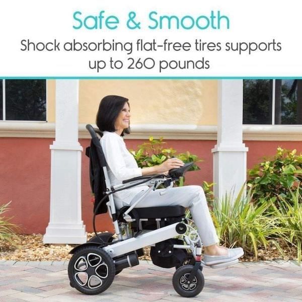Vive Health Foldable Power Wheelchair