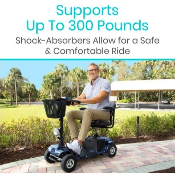 Vive Health Series A Deluxe Travel Mobility Scooter