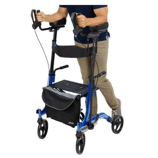 Vive Health Upright Rollator Walker