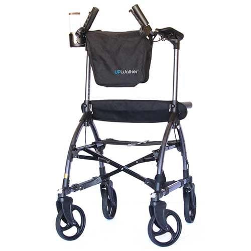 UpWalker Standard Upright Walker Rollator With Seat And Brakes H200